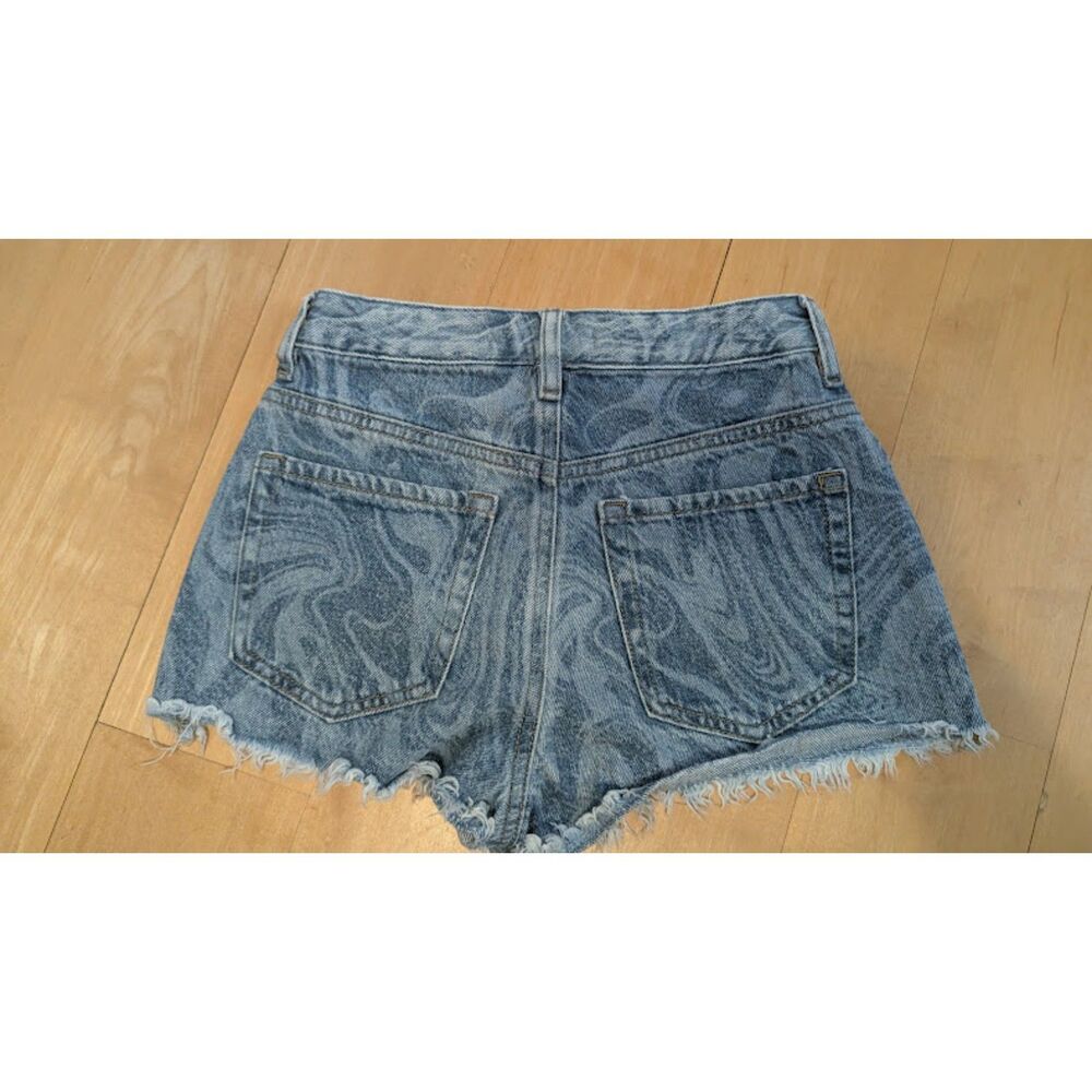 Bundle THREE PacSun Shorts sz 24 NWT / EUC Denim Jean Blue - Picture 4 of 5